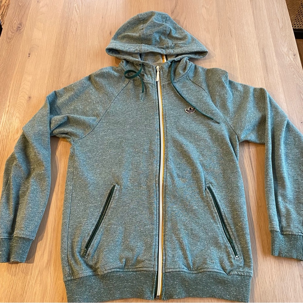 Adidas Originals | Rare Hoodie | 100% cotton | Green, Size Small | FREE SHIPPING